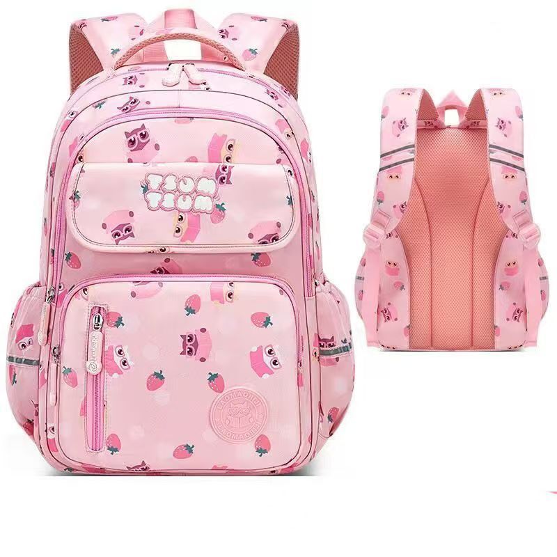 New primary school school bag boys and girls 1-2-3 -4-56 grades cartoon cute children backpack large capacity