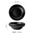 8inch bowl-matte black