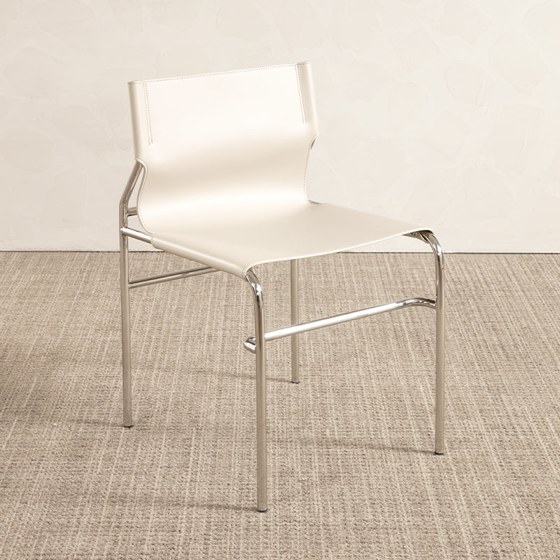 Italian normcore medieval style saddle chair b&b hotel restaurant dining chair milk tea shop cafe for home back chair