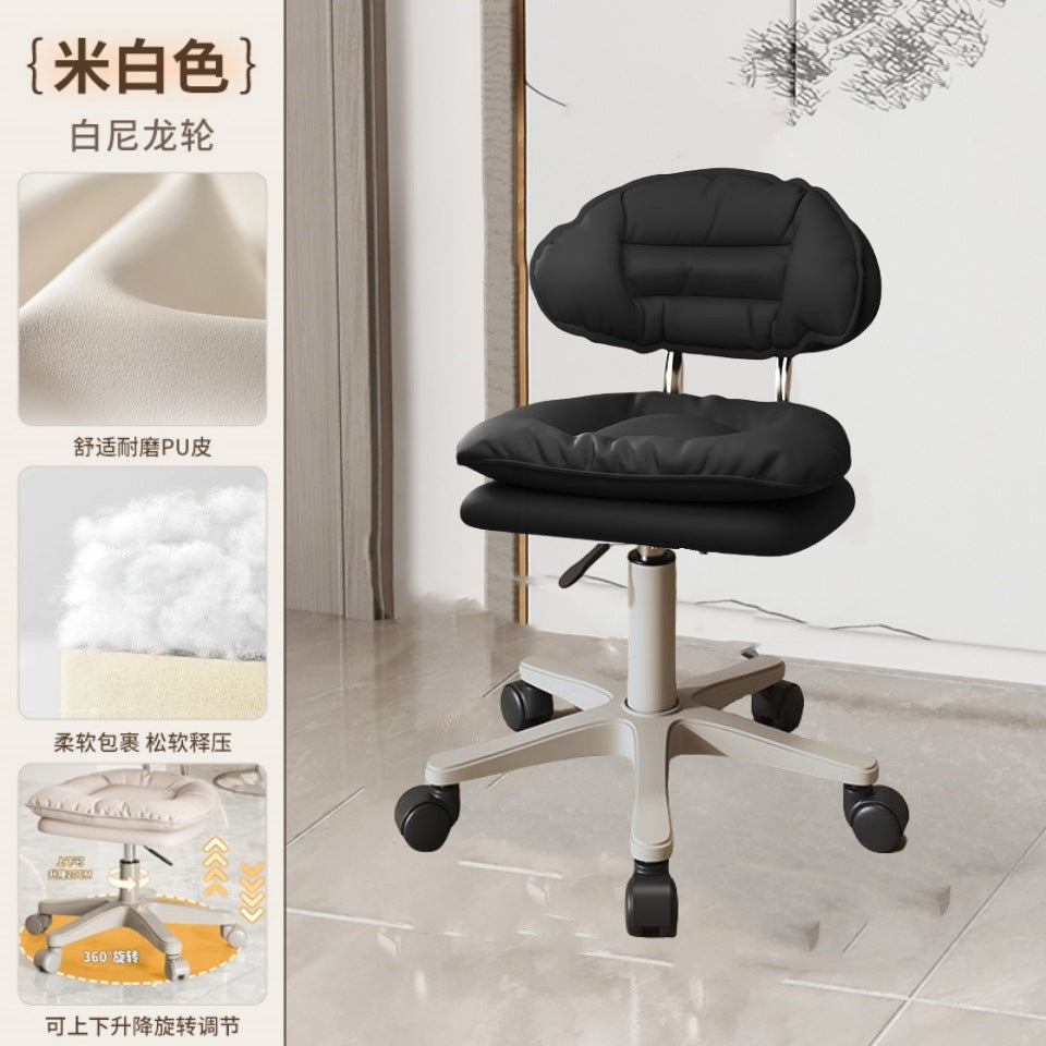 Makeup chair front desk movable computer chair backrest adjustable cloud chair modern casualpopular bar chair swivel chair