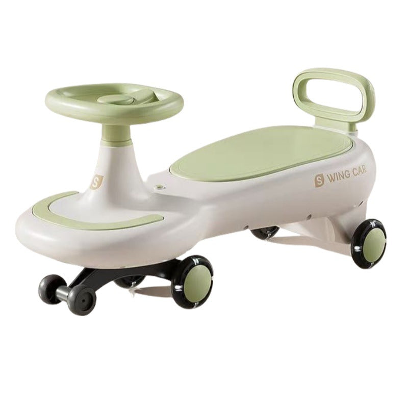 New children's twisting car, silent wheel anti-rollover, adults aged 1-3 can sit on silent universal wheel coasting twisting car