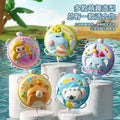 【cross-border】kids' backpack water gun - beach water play, pull-out dinosaur water gun toy - wholesale supply