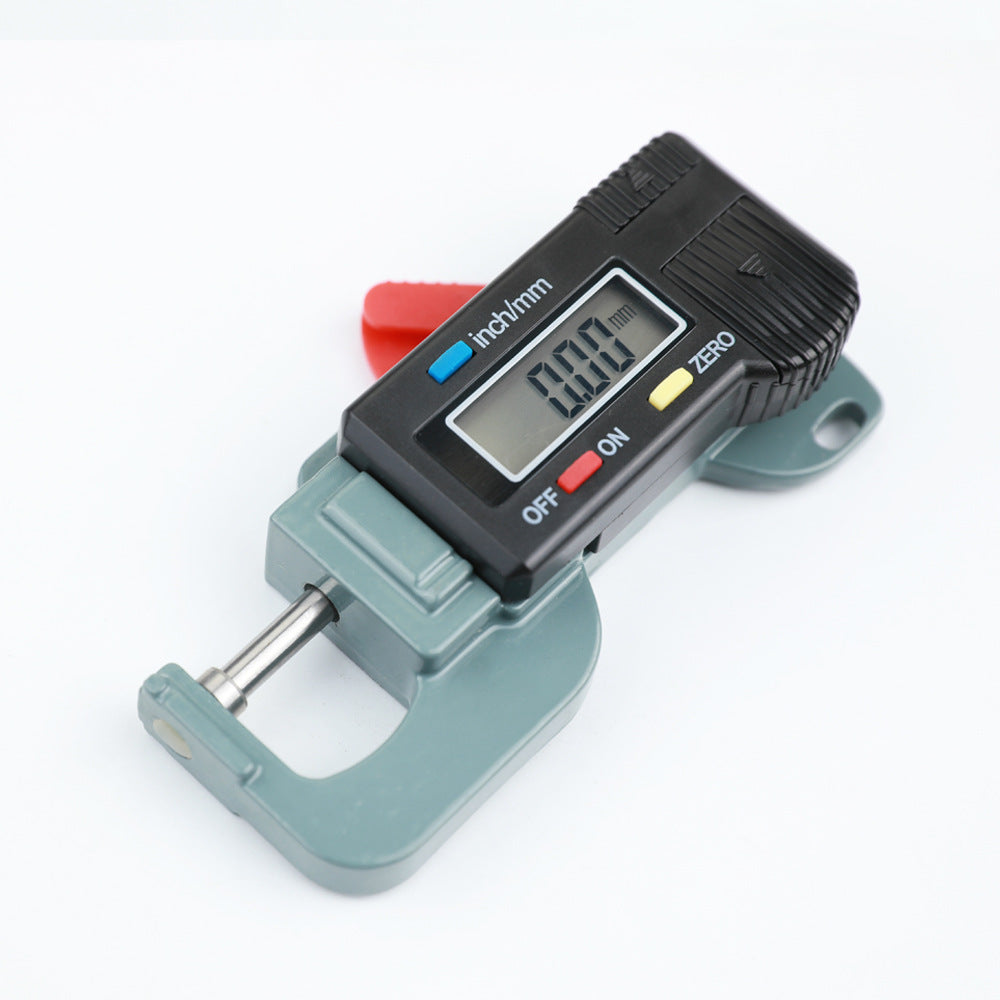 Digital Percent Thickness Gauge, Pearl/Cardboard/Film Digital Thickness Gauge Thickness Gauge 0-12.7 mm0.01mm