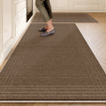 Kitchen floor mat non-slip oil-proof wipeable waterproof pure color stain-resistant mat easy-care for homethickened foot mat wholesale