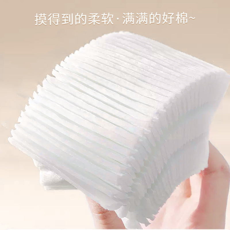Keqi cotton pads, disposable nail polish remover cotton, three-layer thickened beauty salon makeup remover cotton, soft, skin-friendly, hydrating, hot-selling