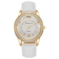 New arrivalpopular diamond-encrusted watch cross-border women's belt women's watch quartz watch manufacturer wholesale dropshipping watches