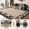Removable and washable carpet, living room, machine washable, french medieval double layer, detachable sofa, coffee table, floor mat, bedroom bedside blanket