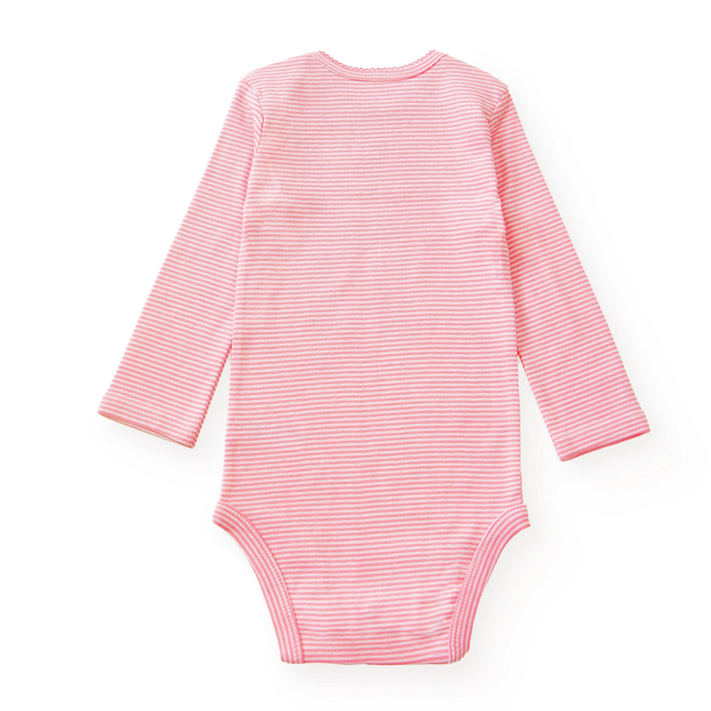 Baby clothes pure cotton class a bodysuit long sleeve simple romper girl baby striped triangle onesie