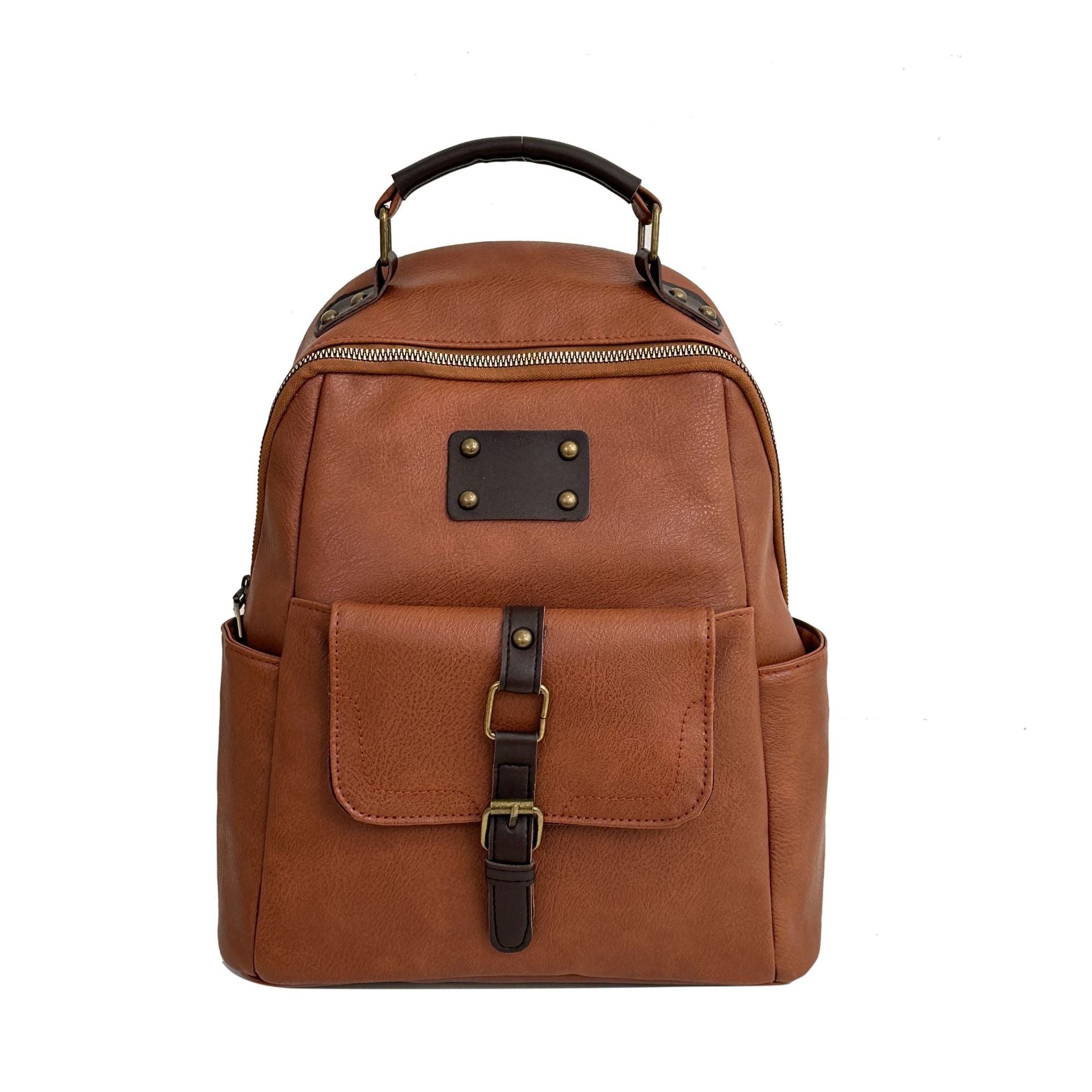 Original niche retro old casual versatile simple commuting large capacity backpack backpack 2025 spring new women