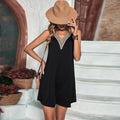 summer new arrivals:  bestseller, european & american style v-neck casual knit sleeveless tank dress - perfect for vacation