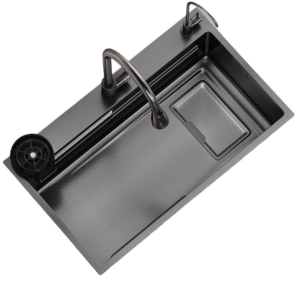 Double slag collection sink large single slot high quality stainless steel kitchen sink thickenedfor home dishwashing sink vegetable sink