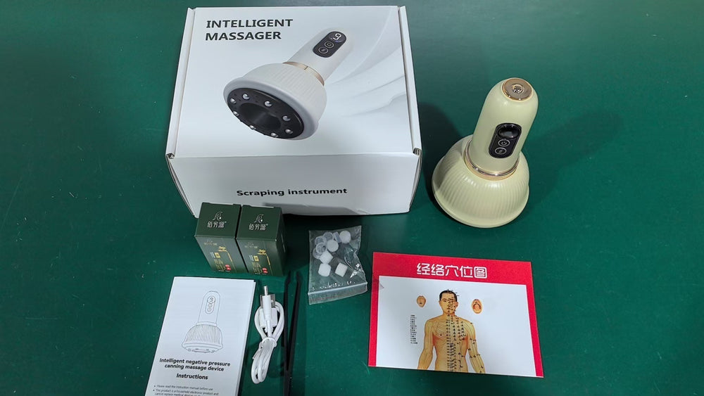 Electric meridian brush, universal abdominal rubbing instrument, belly rubbing handy gadget, abdominal massager, pulse dredging, scraping and heating