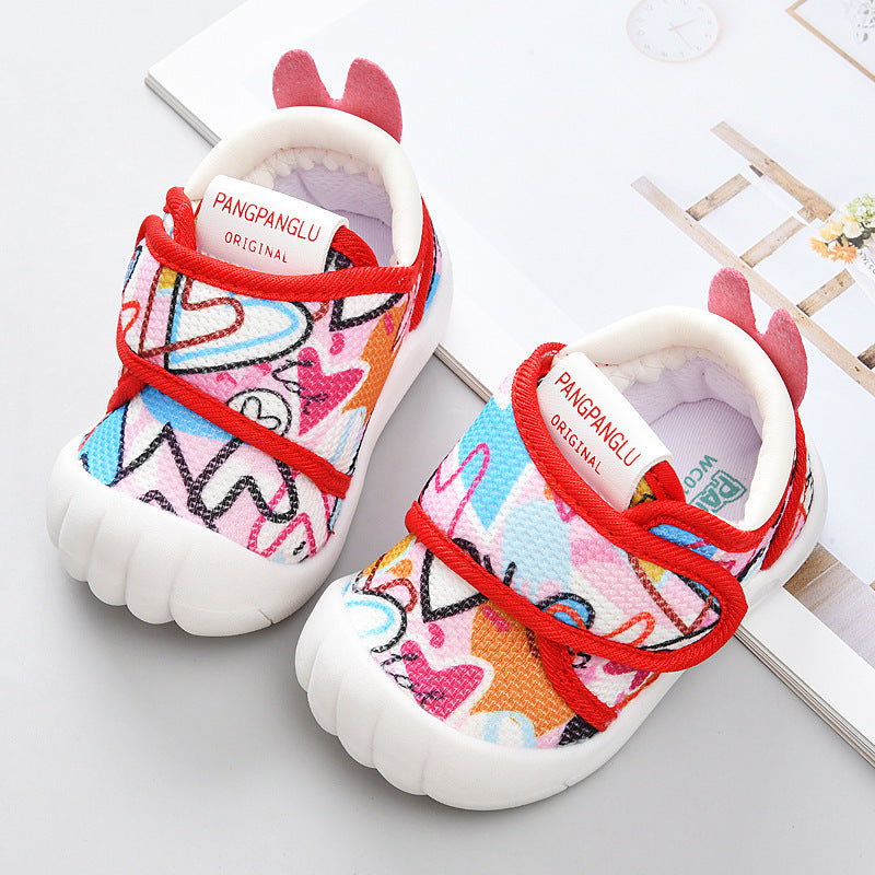autumn collection: new fall toddler shoes for baby girls (0-1-3 years) - soft cloth spring/autumn first walker shoes for baby boys