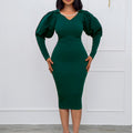 D253   new solid color beaded bodycon pearl halter african plus size european and american dress