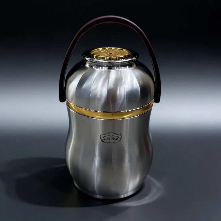 Factory price 304 food grade stainless steel thermal pot large capacity portable thermal tableware food warmer