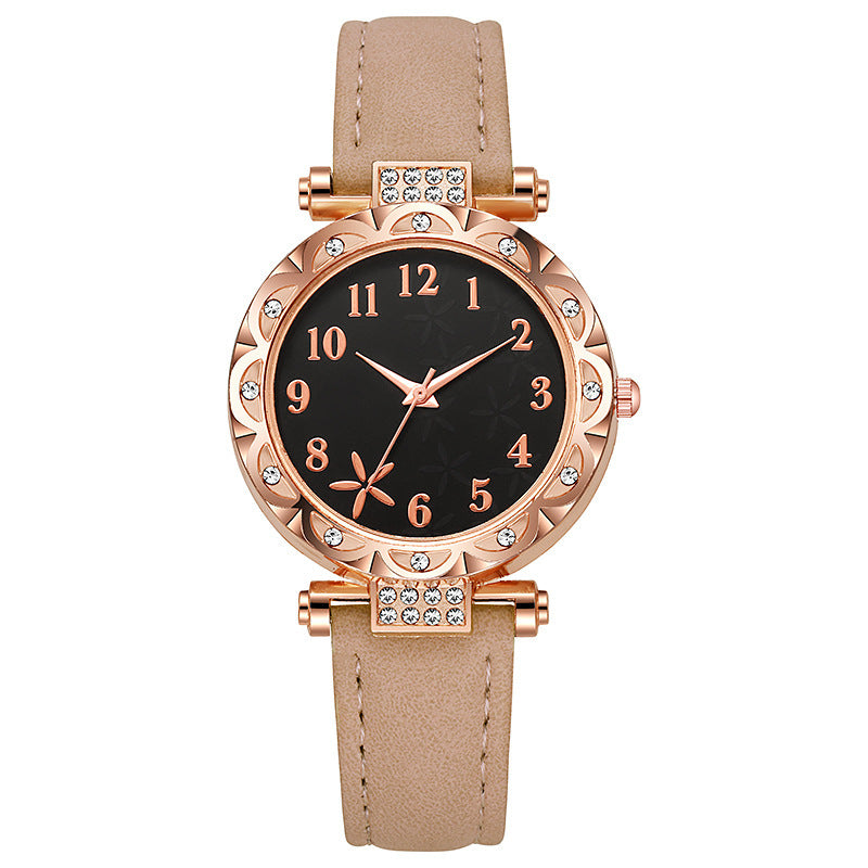 duoduo popular starfish dial women's quartz watch xiyin belt watch women's source manufacturer wholesale and delivery