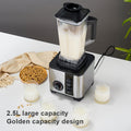 Stainless steel blender - multifunctional, large capacity, home use: food processor, juicer, soy milk maker, grinder, mixer, smoothie maker
