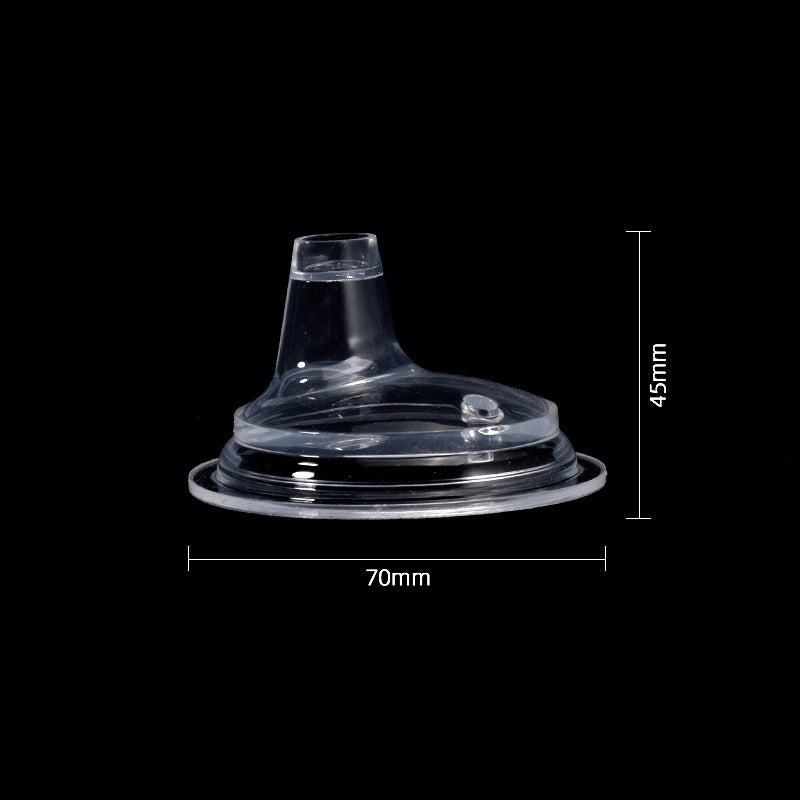 Food grade liquid silicone wide mouth baby duck beak water cup adapter universal silicone pacifier straw drinking cup nozzle