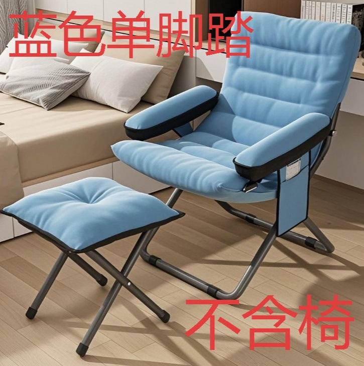 Same-day shipping solid wood single sofa chair, backrest chair, balcony lounge chair, small apartment beanbag chair, living room sofa chair