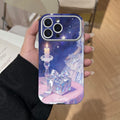 Starry sky ballet gift phone case - anti-fingerprint, compatible with iphone 17 pro, apple 16, large view window protective cover