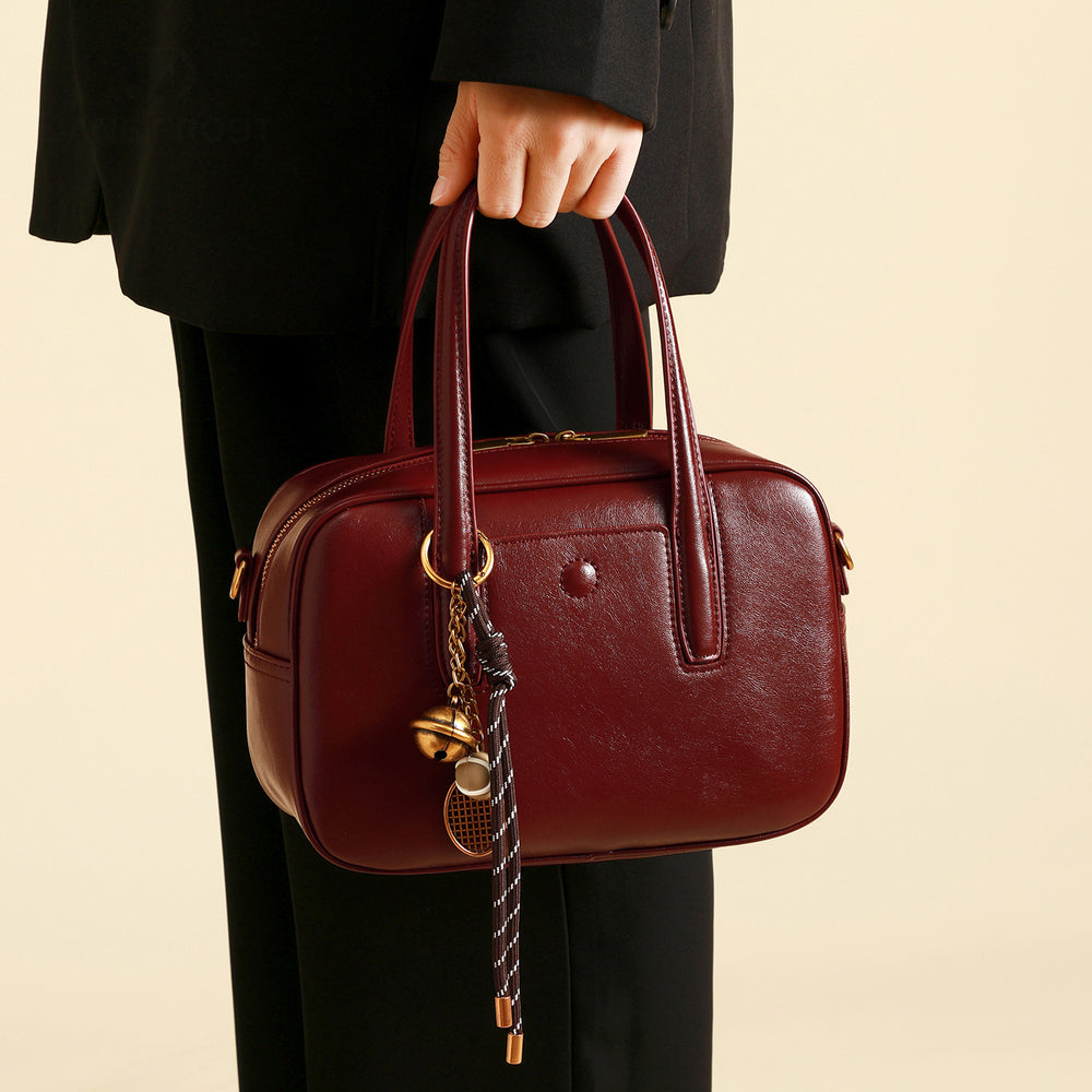 High-end 2025 new women's red wedding bag bridal bag niche design shoulder crossbody handbag mommy bag