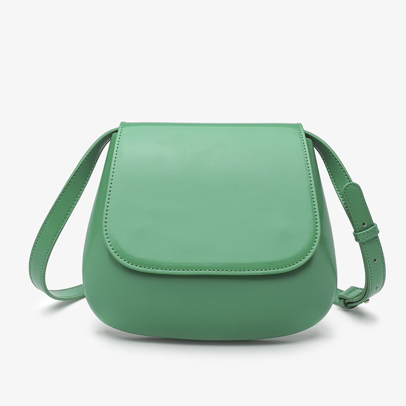 Cross-border new chestnut bag retro Maillard large-capacity shell bag niche design women's messenger bag light luxury