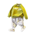 Boys' fall/winter  new collection: stylish and trendy baby outfit, cool spring tracksuit, kids' sporty two-piece set