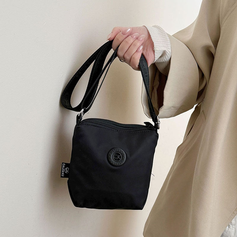 new arrivalcasualpure color small bag for women casual lightweight oxford cloth crossbody bag easiest for match shoulder bag mobile phone bag