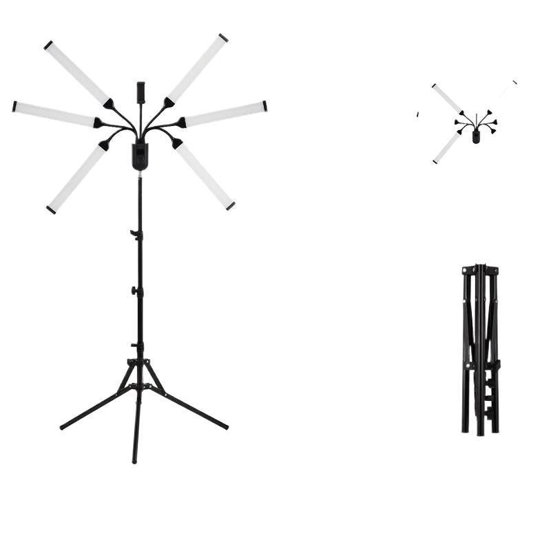 Four-arm live broadcast fill light anchor led multi-arm live broadcast light photo mobile phone small desktop photography light