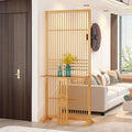 New chinoiserie screen partition living room for home blocking grids solid wood foldablemovable entrance hall office seat screen