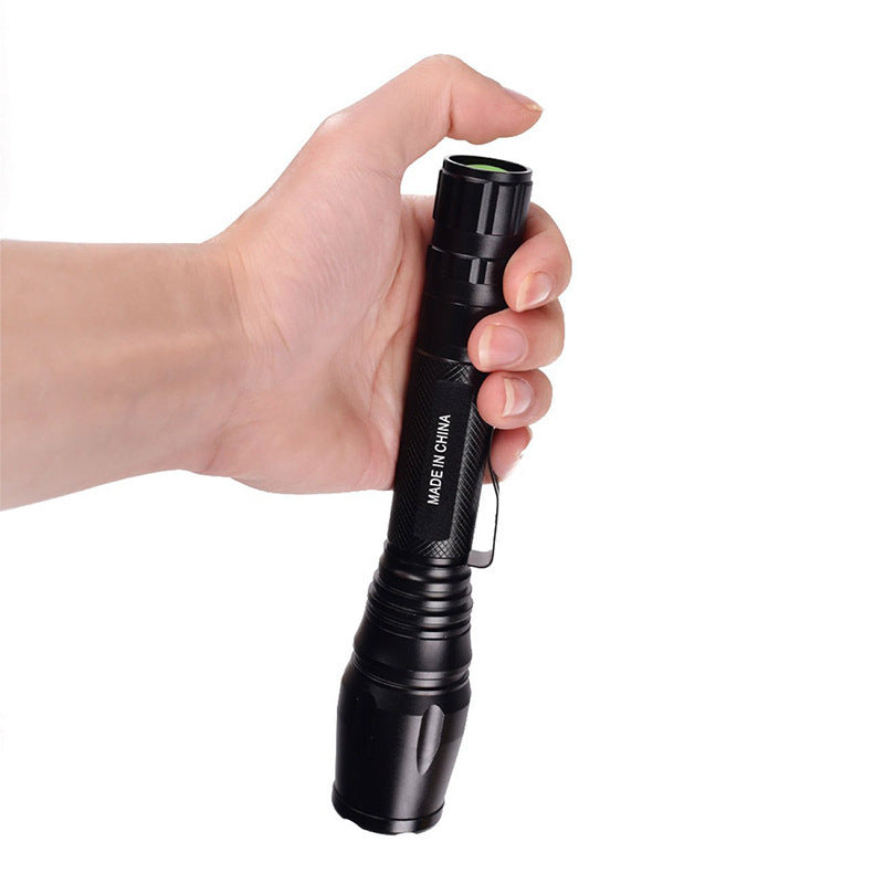 Cross-border  strong light flashlight, long-shot aluminum alloy telescopic flashlight T6 upgrade L2 manufacturer sales
