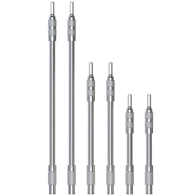 Universal flexible shaft electric screwdriver bit extension rod long tube connecting rod small space dead angle turner