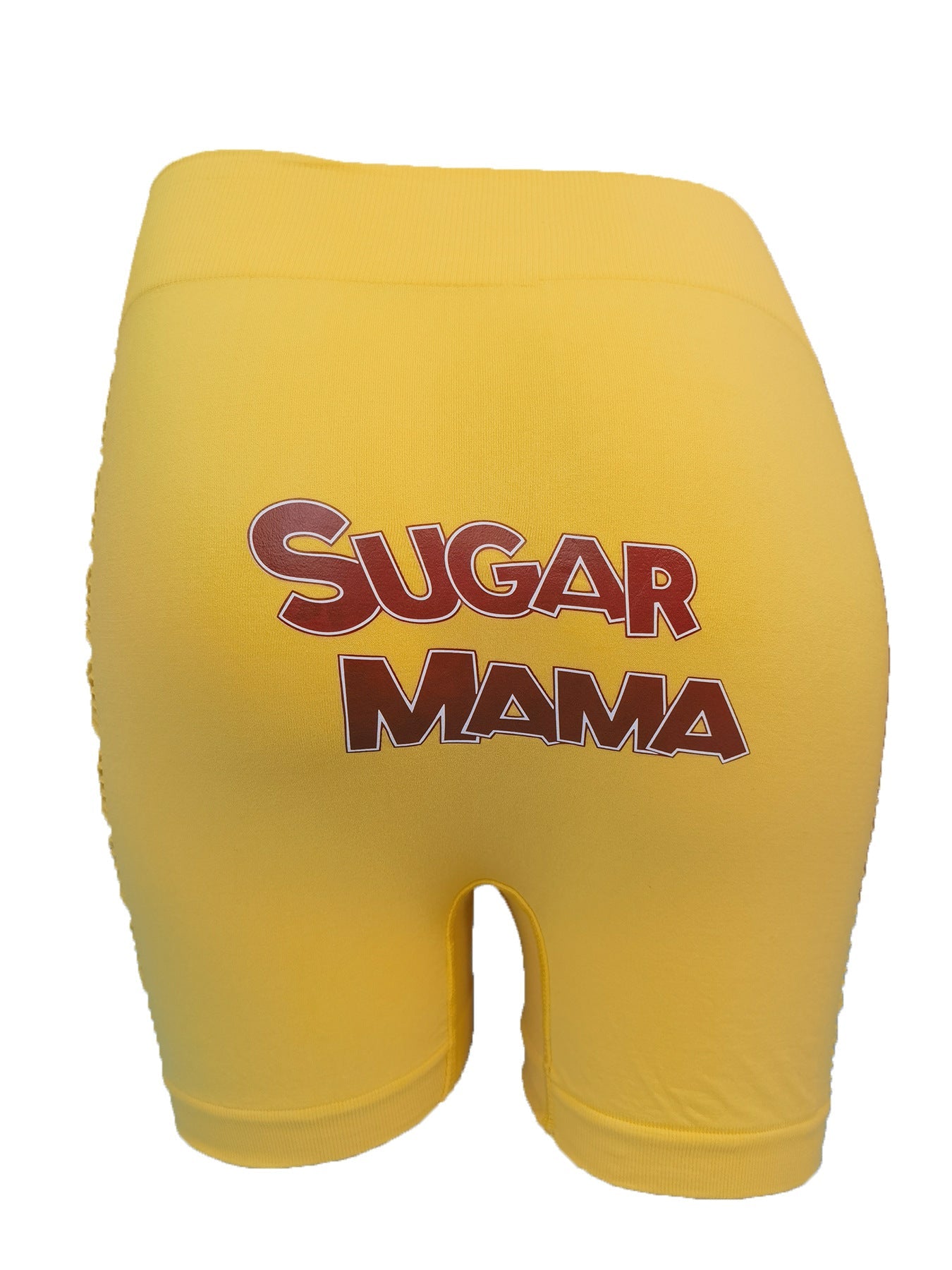 Cross-border hot-selling printed hollowed-out sexy yoga pants, women's fitness sports tight boxer shorts