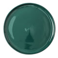 Nordic style creative green glaze ceramic steak plate - glossy green square/round plate - hotel-grade solid color salad plate