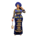 supply new arrival gold velvet + mesh patchwork pure color hot diamond hip-covering long skirt with belt but not headscarf