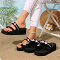 Camellia fashion new thick sole plus size flip flops 2025 summer new korean niche style sandals and slippers for women
