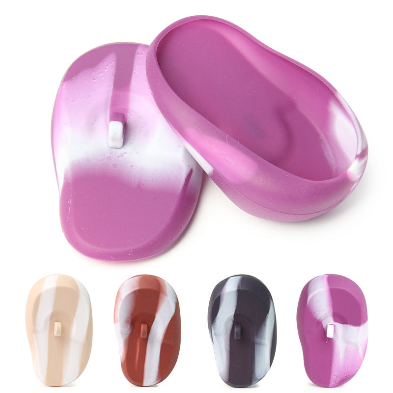 Cross-border hot-selling hair dyeing gradual change silicone earmuffs hair salon special perm baked oil waterproof ear cover dyeing and ironing tool
