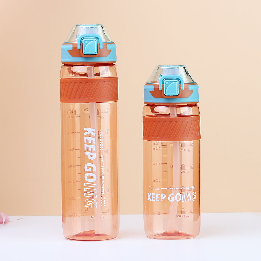 Factory custom plastic cup portable sports water bottle minimalist creative tumbler durable leak-proof travel mug with straw