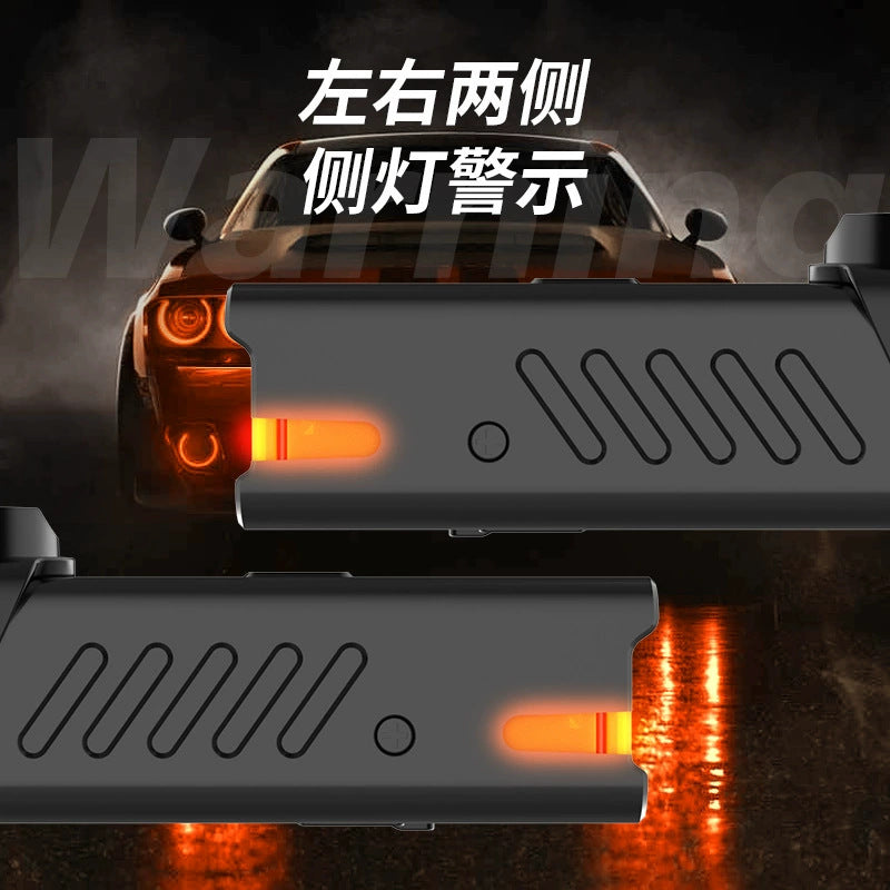 Bright light-sensitive bicycle light Aluminum alloy night lighting Side warning cutoff line Car light Children's night riding headlights