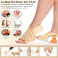bestseller: castor oil pack - organic cotton castor oil abdominal wrap - reusable waist support castor oil pad
