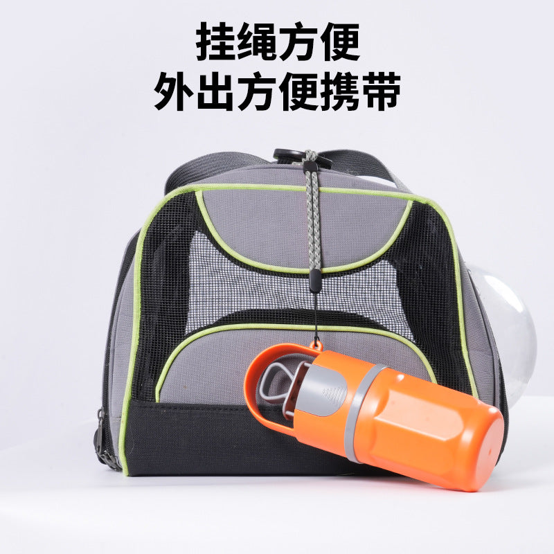 Contactless, portable pet poop scooper for outdoor use