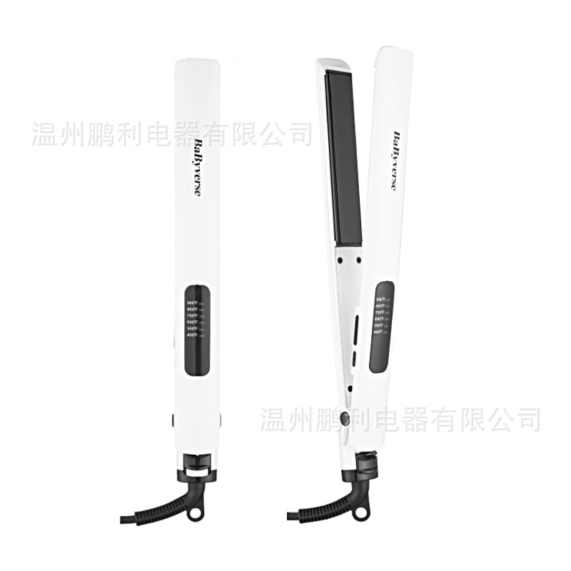 new hair straightener negative ion ceramic household display straightener straight and curly dual-purpose splint hair straightener wholesale