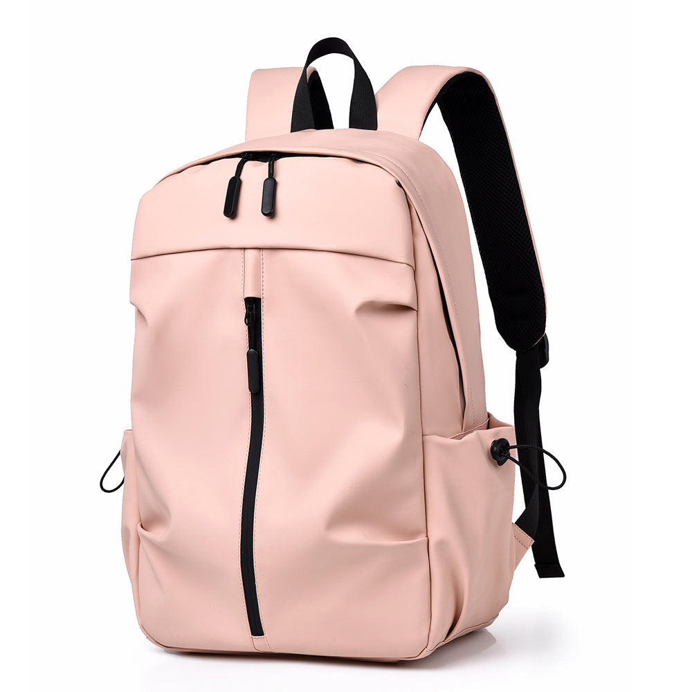 Casual backpack macaron color large capacity lightweight computer backpack unisex student class bag