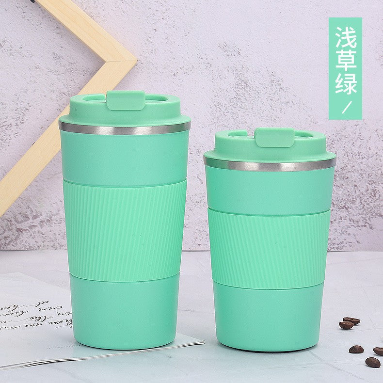 New 304 stainless steel coffee mug - portable, office desk thermos, outdoor travel tumbler, car cup - wholesale