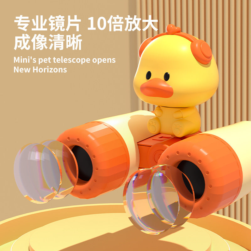 Kids' binoculars toy - high-definition outdoor telescope for children - magnifying glass for boys and girls - portable birthday gift