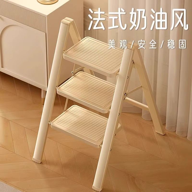Ladder for homefoldable telescopic indoor multi-functional thickened herringbone ladder small lightweight step ladder four or five step foldable ladder