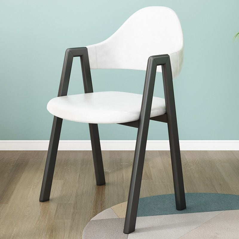 Dining chair home casual modern scandinavian chair bedroom study desk chair casual stool backrest commercial dining table chair