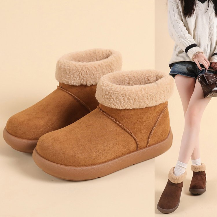 fall/winter new arrivals: plus size warm snow boots for cross-border e-commerce. sizes 36-41 available. wholesale options available. dropshipping to  and