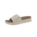 Women's flat slippers for summer 2025: new, high-end, soft-soled, retro-style, exquisite one-strap mules for outdoor wear