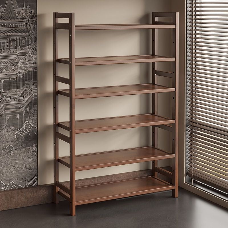 Solid wood chinoiserie tea set storage rack tea ornaments display rack tea cabinet small tea room storage cabinet